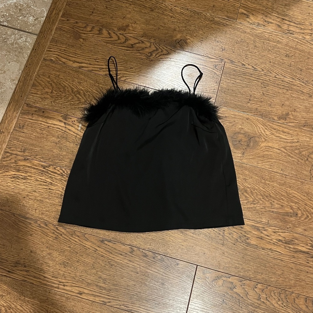 Black tank top